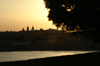Malta: Valletta - silhouette at dusk - photo by A.Ferrari