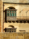 Malta: Malta: Valletta - a palace's balconies - Unesco world heritage (photo by ve*)