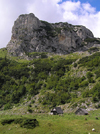 Montenegro - Crna Gora - Durmitor national park: landscape around Crvena greda peak - photo by J.Kaman