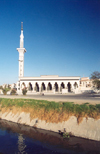 Morocco / Maroc - Tangier / Tanger: modern architecture, the Syrian mosque - Sahat Al Jamai Al Arabia - photo by M.Torres