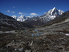 Nepal - Chukhung - Khumbu region: valley view - Everest Base Camp Trek - photo by M.Samper