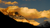 Khumbu region, Solukhumbu district, Sagarmatha zone, Nepal: sunset - windy storm on mount Everest - photo by E.Petitalot