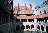 Portugal - Guimares: pao dos Duques de Bragana / Palace of the dukes of Bragana - inner court - photo by M.Durruti