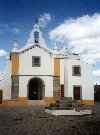 Portugal - Alentejo - Igrejinha (concelho de Arraiolos): church square - Nossa Senhora da Consolao church / igreja de Nossa Senhora da Consolao - photo by M.Durruti