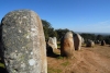 Almendre: cromlech  - circle of menhirs - detail / cromeleque (crculo de menires)