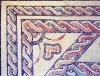 Portugal - Algarve - Vilamoura (concelho de Loul): Cerro da Vila Roman site - detail of Roman mosaic - misaico Romano - motivos geomtricos - photo by M.Durruti