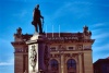 Portugal - Porto: teatro de So Joo e esttua de D. Pedro V / So Joo theatre and D.Pedro V statue - photo by F.Rigaud