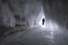 Lake Baikal, Irkutsk oblast, Siberian Federal District, Russia: interior of an ice cave on Olkhon island - photo by B.Cain