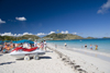 St. Martin - Orient Beach: beach and Baie Orientale - photo by D.Smith