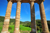 Sant'Angelo, Fluminimaggiore, Sardinia / Sardegna / Sardigna: Punic-Roman temple of Antas - tetrastyle portico - photo by M.Torres
