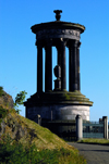 Scotland - Edinburgh: memorial to Scottish philosopher Dugald Stewart, Calton Hill - photo by C.McEachern