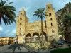 Sicily / Sicilia - Cefal (Palermo province): Duomo - Cathedral - Norman architecture - Sicilian Romanesque style (photo by C.Roux)