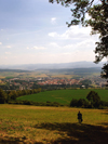 Slovakia - Levoca - Presov Region: the town from St Mary Hill - Marianska hora - photo by J.Fekete