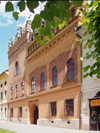 Slovakia - Levoca - Presov Region: Thurzo House - facade - photo by J.Fekete