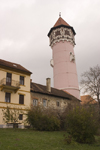 Slovenia - Water tower in Brezice - photo by I.Middleton