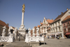 Glavni Trg and the Plague pilllar, Maribor, Slovenia - photo by I.Middleton