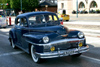 Sweden - Helsingborg: students' graduation parade - late 1940s DeSoto car - with Fluid Drive - Chrysler Corporation - classical car - (photo by Charlie Blam)