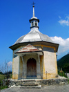 Switzerland / Suisse / Schweiz / Svizzera -  Lessoc - Gruyre region - Intyamon valley: chapel of the rock / chapelle du roc (photo by Christian Roux)