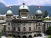 Switzerland - Melide, canton of Ticino: Swissminiatur open-air museum - House of the Federal Parliament in Bern - photo by J.Kaman