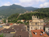 Switzerland - Bellinzona, Ticino canton: the town and the castle - photo by J.Kaman