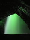 Switzerland - Bernese Alps - Trmmelbach Falls - green light - photo by J.Kaman