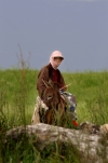 Syria - Afamia / Apamea: shepherdess (photo by J.Wreford)