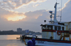 Dar es Salaam, Tanzania: sunrise - old Zanzibar ferry - photo by M.Torres