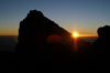 69 Tanzania - Kilimanjaro NP: Marangu Route - day 5 - Mount Kilimanjaro, a few seconds after sunrise - photo by A.Ferrari