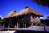 Providenciales - Turks and Caicos: beach huts II - photo by L.Bo