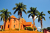 Kampala, Uganda: St. Paul's Anglican Cathedral, red brick architecture and coconut trees on Namirembe hill - photo by M.Torres