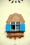 Kampala, Uganda: window with ventian blinds - Makerere University - colonial architecture, former University of East Africa - photo by M.Torres