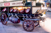 Uruguay - Montevideo: beer cart - Pilsen barrels - photo by M.Torres