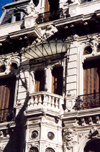 Uruguay - Montevideo: art deco balcony - photo by M.Torres