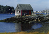Maine, USA: old fishing cabin with shingles - Atlantic Coast - New England - photo by C.Lovell