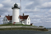 Woods Hole, Falmouth, Cape Cod, Massachusetts, USA: Nobska Point Light - Fourth-order Fresnel - lighthouse built in cast iron with brick lining - New England - photo by C.Lovell