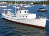 USA - Newport, Rhode Island, USA: boat - the Farallone was formerly used to transport prisoners to Alcatraz - photo by G.Frysinger