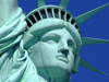 New York, USA: Statue of Liberty - face close up - Unesco world heritage site - photo by M.Bergsma