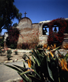 Mission San Juan Capistrano - Orange County (California): mission with garden and bells - Est.1775 - photo by J.Fekete