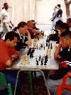 Venezuela - Caracas: playing chess on Sabana Grande (photo by M.Torres)