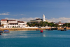 Stone Town, Zanzibar, Tanzania: Palace Museum and the House of wonders - Mizingani Road - photo by M.Torres