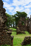 James Island / Kunta Kinteh island, The Gambia: Fort James' ruined walls and baobabs - UNESCO world heritage site, famous after Alex Haley's book Roots for its role in the triangular slave trade - photo by M.Torres