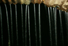 Skandis, Lubok Antu District, Sarawak, Borneo, Malaysia: rain falling from the roof of the Iban longhouse - photo by A.Ferrari