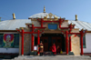 Ulan Bator / Ulaanbaatar, Mongolia: Tashchoimphel Datsan - entrance, Gandan Khiid Monastery - photo by A.Ferrari