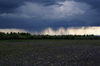 Tsetserleg, Arkhangai province, central Mongolia: rain arrives (Tsetserleg: garden in Mongolian) - Erdenebulgan sum - photo by A.Ferrari