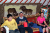 Khorgo-Terkhiin Tsagaan Nuur NP, Mongolia: Mongolian family in their ger - rosy cheeks - photo by A.Ferrari