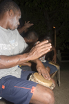 Congo musician, Isla Grande, Panama, Central America - photo by H.Olarte